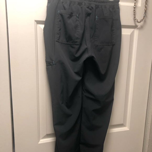 Scrub Star Womens Gray Thread Drawstring Cargo Medical Pockets Pants Size XS - Picture 14 of 15